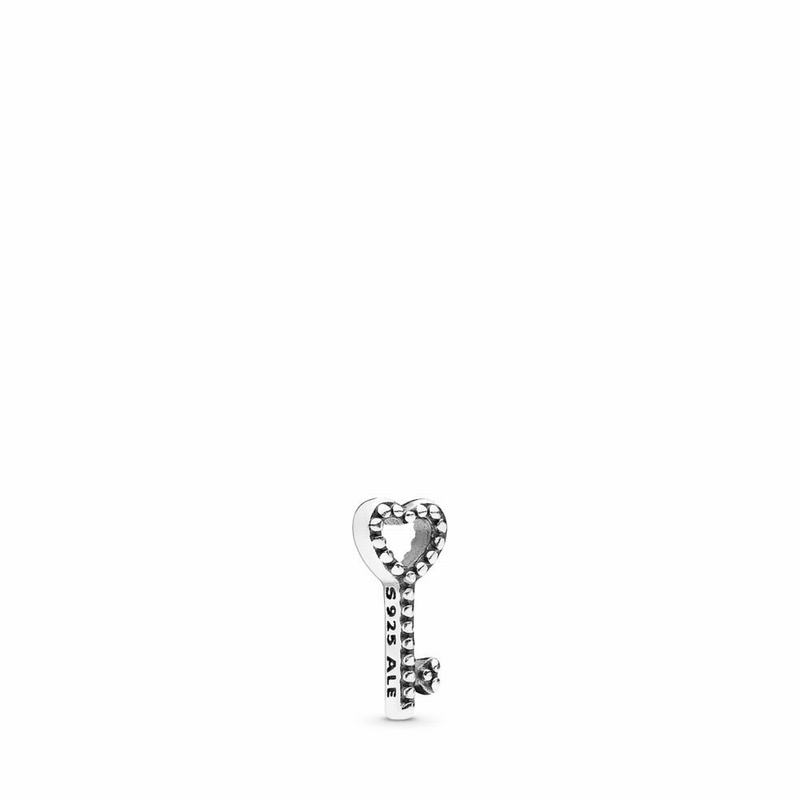 Pandora Heart Key Petite Locket Charm Clearance NZ, Sterling Silver (862197-ORZ)